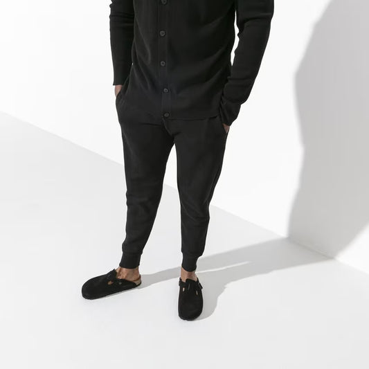 BIRKENSTOCK BOSTON SUEDE BLACK