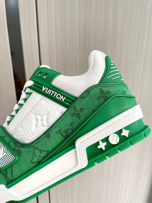 louis vuitton LV Trainer White green