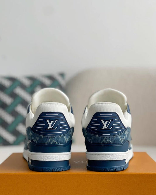 louis vuitton LV Trainer blue White