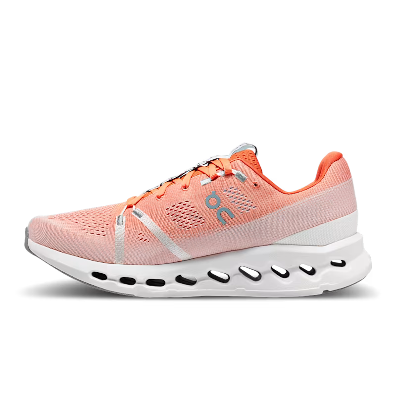 On running cloudsurfer 7 flame white