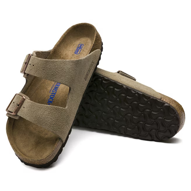 Birkenstock Arizona Soft Footbed Suede Taupe