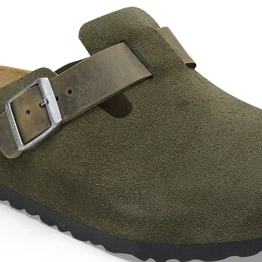 Birkenstock Boston Army Green 
