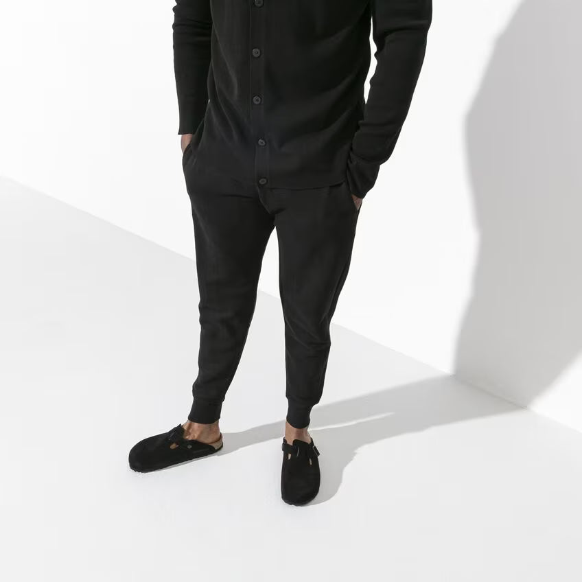 BIRKENSTOCK BOSTON SUEDE BLACK